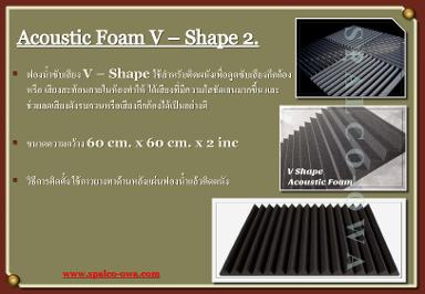 Acoustic Foam: V SHAPE 2”